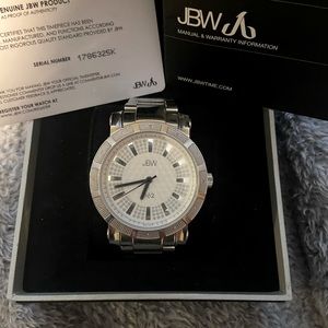 JBW men's watch features diamond-accented totalling 2-1/3 cts.